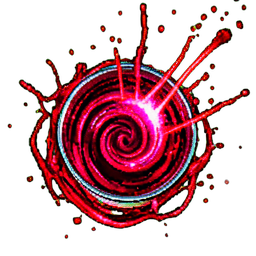 Health Potion Large (VFX) - 256x256 pixel art sprite