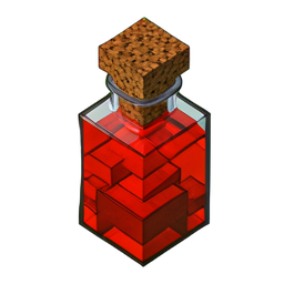 Health Potion Large (Voxel) - 256x256 pixel art sprite