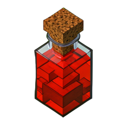 Potion grande (Voxel) — sprite pixel art 256×256