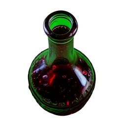 Potion moyenne (Cinématique) — sprite pixel art 256×256
