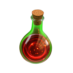 Health Potion Medium (HD-2D) - 256x256 pixel art sprite