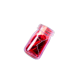 Health Potion Medium (VFX) - 256x256 pixel art sprite