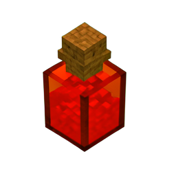 Health Potion Medium (Voxel) - 256x256 pixel art sprite