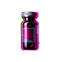 Health Potion Small (Cyberpunk) - 256x256 pixel art sprite