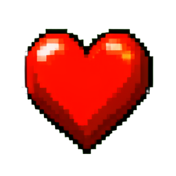 Heart Poison - 256x256 pixel art sprite