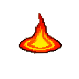 Heat Distortion Wave — 256×256 pixel art sprite