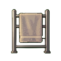 Heated Towel Rail — 256×256 pixel art sprite