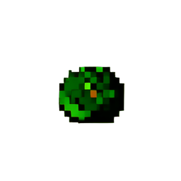 Hedge Round (Low-Res) - 256x256 pixel art sprite