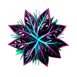 Hedge Tall (Cyberpunk) - 256x256 pixel art sprite