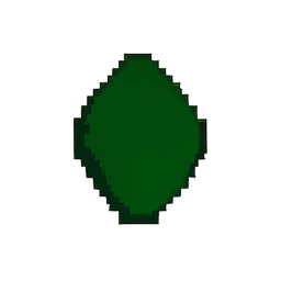 Hedge Tall (Low-Res) - 256x256 pixel art sprite