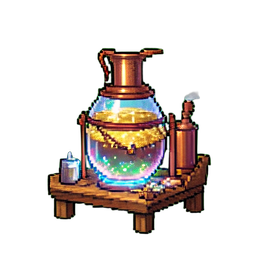 Estante para secar hierbas — sprite pixel art 256×256