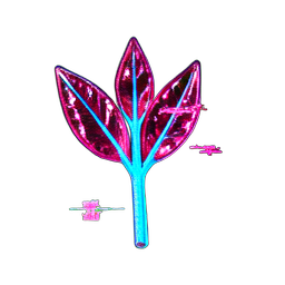 Herb Red (Cyberpunk) - 256x256 pixel art sprite