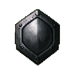 Medalla de Héroe Plata — sprite pixel art 256×256