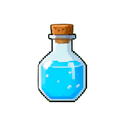Sac de cuir de tôle — sprite pixel art 256×256