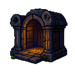 Pozo Oculto — sprite pixel art 256×256