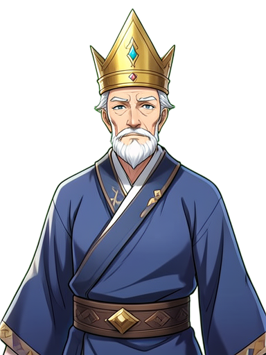 Mitra de Oro del Sumo Sacerdote — sprite pixel art 384×512