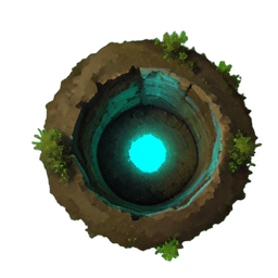 Sol du Trou (Atmosphérique) — sprite pixel art 256×256