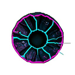 Sol du Trou (Cyberpunk) — sprite pixel art 256×256