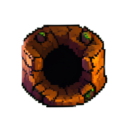 Hole Ground - 256x256 pixel art sprite