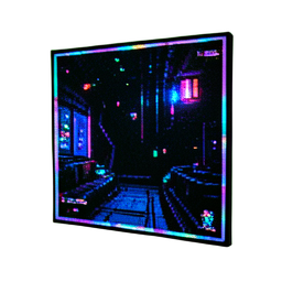 Holografisches-Anzeigefeld — 256×256 Pixel-Art-Sprite