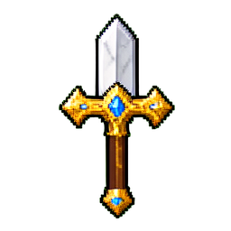 Holy Sword (16-Bit) - 256x256 pixel art sprite