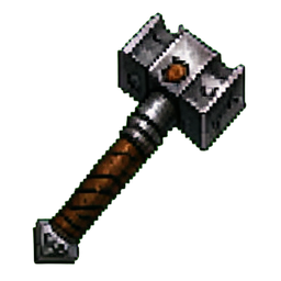 Marteau de Guerre Saint — sprite pixel art 256×256