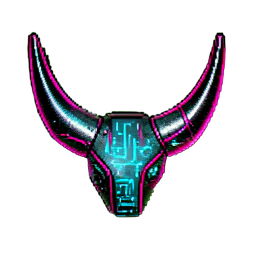 Chifre (Cyberpunk) — sprite pixel art 256×256