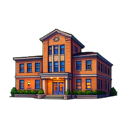 Hospital - 256x256 pixel art sprite