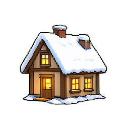 Heiße Schokoladenstand — 256×256 Pixel-Art-Sprite