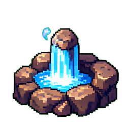 Hot Spring - 256x256 pixel art sprite
