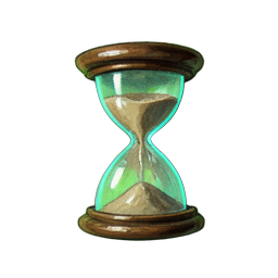 Hourglass (Atmospheric) - 256x256 pixel art sprite