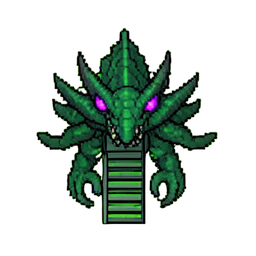 Hydra (16-Bit) — 256×256 Pixel-Art-Sprite