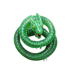 Hydra (HD-2D) - 256x256 pixel art sprite