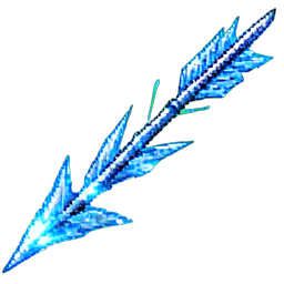 Ice Arrow Frost Trail — 256×256 pixel art sprite