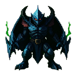 Diablo de Hielo — sprite pixel art 256×256