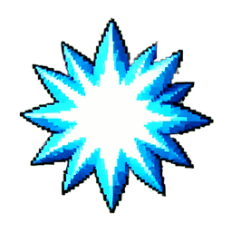 Ice Elemental (16-Bit) - 256x256 pixel art sprite