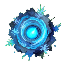 Ice Elemental (Atmospheric) — 256×256 pixel art sprite