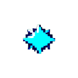 Ice Elemental (Low-Res) - 256x256 pixel art sprite