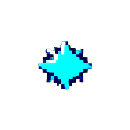 Elemento de Hielo (Baja Resolución) — sprite pixel art 256×256