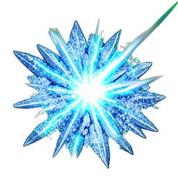 Élément de Glace (VFX) — sprite pixel art 256×256