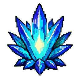 Ice Elemental - 256x256 pixel art sprite