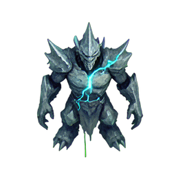 Ice Golem (Atmospheric) — 256×256 pixel art sprite