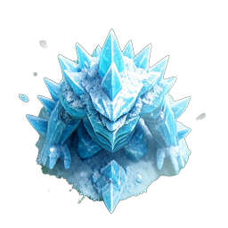 Ice Golem (HD-2D) - 256x256 pixel art sprite