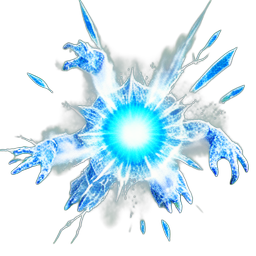 Ice Golem (VFX) - 256x256 pixel art sprite