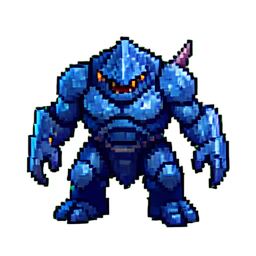 冰魔像 — 256×256 像素游戏素材