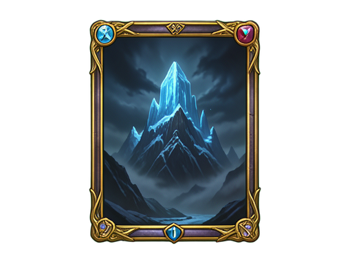 Ice Heart Glacier Peak — 512×384 pixel art sprite