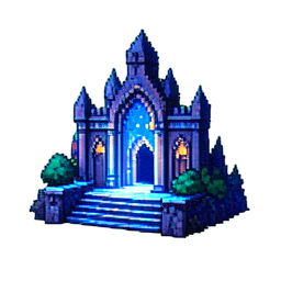 Ice Palace - 256x256 pixel art sprite