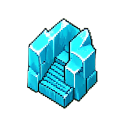 Pilar de Hielo (16-Bit) — sprite pixel art 256×256