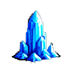 Pilar de Gelo — sprite pixel art 256×256