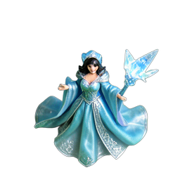 Ice Sorceress (HD-2D) - 256x256 pixel art sprite